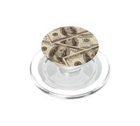 Money Hustler 100 Hundred Dollar Bills Pattern Cash Gangster PopSockets PopGrip for MagSafe