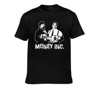 Money Inc Retro Legends of Wrestling Tag Team T Shirt Size L Black
