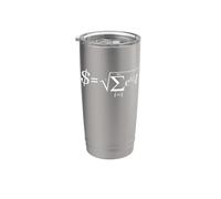 Money is the Root of All Evil Math Formula Stainless Steel Insulated Tumbler