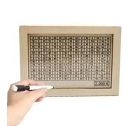 Money Jar for Cash Saving Acrylic Erase Board DIY Banknote Ornaments | Storage Box Helps Develop The Habit Of Saving for Holiday New Year's Money Box Collection Girls Boys Kids Children Easter