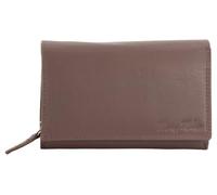 Money Maker - Women's Leather Wallet - Lots of Storage Space - Large Wallet with RFID Protection, mauve