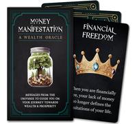 Money Manifestation: A Wealth Oracle - Messages from The Universe to Guide You Towards Abundance, Prosperity and Success - Deck of 60 Career Oracle Cards with Meanings on Them
