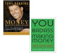 Money Master the Game, You Are a Badass at Making Money 2 Books Collection Set