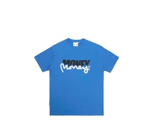 Money Men's Double Tee in Blue | Size: Large Money Blue L