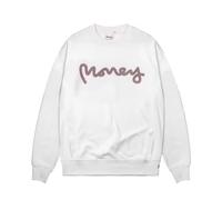 Money Mens Node Crew Long Sleeve Cotton White L