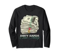 Money on My Mind, Hustle, Grind, Rap, Cash, get Money, dope Long Sleeve T-Shirt