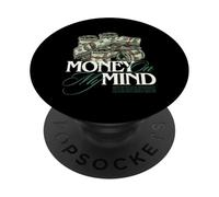 Money on my mind, hustle, grind, rap, cash, get money, dope PopSockets Adhesive PopGrip