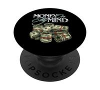 Money on my mind, hustle, grind, rap, cash, get money, dope PopSockets Adhesive PopGrip