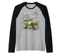 Money on My Mind, Hustle, Grind, Rap, Cash, get Money, dope Raglan Baseball Tee