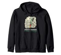 Money on my mind, hustle, grind, rap, cash, get money, dope Zip Hoodie