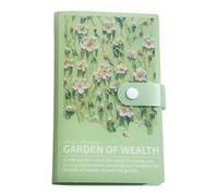 Money Organizer Notebook, 18x11cm Paper PVC for Wealth Building, Debt Payoff, Financial Tracking, Household Budgeting, Storage Planning, Cash Filling