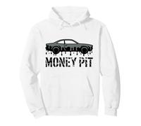 MONEY PIT Melted Car Enthusiast Funny Mechanic Gearhead Pullover Hoodie