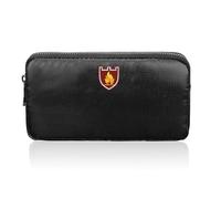 Money Pouch With Zipper - Fireproof Document Holder, Water-Resistant Wallet Case | Signal Blocking Faraday Shield Bag, Heat Resistant Security Pouch, Portable Safety Organizer Kit for Home Travel