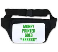 Money Printer Goes BRRRRR End The Fed Waist Bag Fanny Pack White