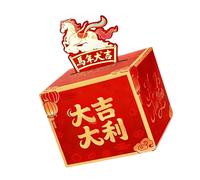Money Pull Box for Cash - Horse Year Theme Cash Storage - Chinese New Year Money Pull Holders | for Boys Girls Teens Son Daughter Family Friends Men Women
