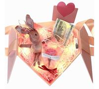 Money Pull Box | Love Theme Dispenser | Valentines Pull Out Holiday Money Box,for Party Christmas Festival Carnival Holiday