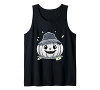 Money Pumpkin Shirt Cute Halloween Bucket Hat Fall October Tank Top
