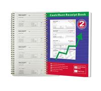 Money Rent Receipt, Portable Carbonless Book, 11x7.5 Inches Duplicate Receipt Book with Compact Design, Petty Cash Record, Billing Ledger with Easy Use, Office Supplies for Landlord and Tenant