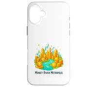 Money River Metropolis Wealth Vision Case for iPhone 16 Plus