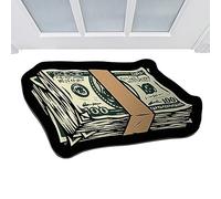Money Rug for Bedroom, Door Mats 100 Dollar Bill Money Carpet, Area Rug Money Carpet, Soft Crystal Velvet Money Rug, Comfy Carpet Non-Slip for Bedroom Living Room Decor
