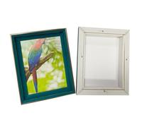 Money Safe Picture Frame - Slim False Back Picture Frame, Diverrsion Metal Safe, Slide Open Secret Shelf, Lockable Hollow F́rame | Hidden Valuables Organizer For Bedroom Apartment, Dorm
