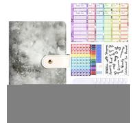 Money Saver Binder | A6 Cash Saving Binder Money Saver Book,Finance Planner Envelope Challenge with Budget Cards for Adults Kids Home School Travel Receipt Bills Coin