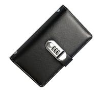 Money Saving Binder - 100 Card Slots, Reusable Portable Lock Budget Tool | Saving Money Book, Durable and Compact for Organized Savings for Friends, Children, Birthday, Christmas, New Year, Easter