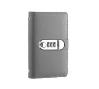 Money Saving Binder, 100 Envelopes Budget Organizer, Leather Money Saving Challenge Book, Large Capacity Cash Organizer, Moneys Holder with Password Lock for Home School Financial Planning
