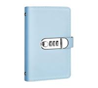 Money Saving Binder - Clear Pockets A6 Combination Lock - 100 Envelope Savings Challenge Book - for Budget Bill Financial Expense Payment Adults Students Home Office School