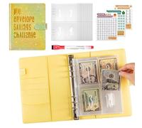 Money Saving Binder, Money Saving Binder | Book and Binder - Portable and Tear-resistant Budget Planner for Family, Friends and B