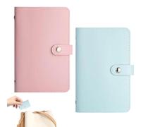 Money Saving Binder - PU Cash Budgeting Organizer Book | Cash Binder Bills Organizer | for Office Home School Traveling Men Adults Teens Kids Students