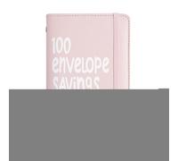 Money Saving Book - 100 Envelope Cash Challenge Folder, Budget Planner | Savings Tracker Binder for Urgency Fund Wedding Travel Goal Family Budgeting Tool Home School Supplies Management