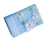 Money Saving Book - 100 Envelopes Money Saving Challenge 3D Oil Painting - Portable Wallet Cash Planner Organizer Expense Payment Bill Storage Home Finance Tool for Kids Adults