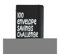 Money Saving Book - Insane of 100 Envelope Cash Budget Planner | Savings Tracker Binder for Famigl Wedding Travel Fund