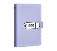 Money Saving Book - PU Leather 100 Envelopes Combination Lock Budget Folder A6 Notebook for Money Spending Tracking | Kids Adults Home Dorm Office School Travel