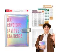 Money Saving Book Wallet, Organized Money Saving Book, Savings Challenges Book with Envelopes and Tracker, Perfect for Fun and Organized Budgeting Planning and Financial Goals