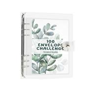 Money Saving Book with Cash Envelope Wallet - 100 Envelopes, Budget Binder and Tracker | Flexible Savings Goals for Personal Finance, Budget Planning and