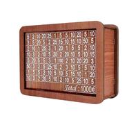 Money Saving Box - 7.87 Inch Wooden Saving Box | Palace Castle Design - 350G Retro Wooden Storage Box with Number Locator Helps Store Mo