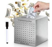 Money Saving Box, Unbreakable Piggy Bank for Adults