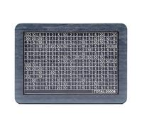 Money Saving Box, Vintage Wood Reusable Money Saving Glass, Cash Money Box, for Bookshelf and Bed Side and Desk Bedside for Adults, Men, Women