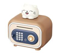 Money Saving Box with Password | ATM Electronic Money Saving Bank, Secure Money Pot with Password and Fingerprint Unlock Simulation for Kids