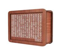 Money Saving Box - Wooden Decorative Coin Container, Secure Bill Holder | Adult Long Term Cash Savings Bank, Savings Goal Challenge, Org