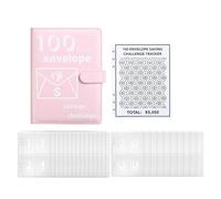 Money Saving Challenge 100 Envelopes Challenge Binder 100 Envelopes Budget Binder with Money Envelopes, Money Saving Challenge Book for Budget Planner and Economy