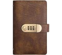 Money Saving Challenge Book with Lock, 100 Envelope Savings Challenge Book with Password Lock, Easy Budget Planner for Building Saving Habits and Secure Cash Management (Light Brown)