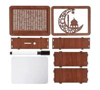 Money Saving Challenge Box - Wooden Money Box with Counter, Visible, Versatile Storage Box | Funny Saving Organiser for Girls, Men, Women, Adults, Home, Office