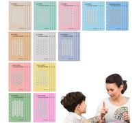 Money Saving Challenge Envelope - 48Pcs A6 6-Ring Budget Cards, for Savings Planner, Binder Sleeves | Portable Money Saving Binder for Savings 100 Envelope Challenge 48Pcs A6 6-Ring