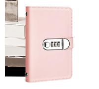 Money Saving Notebook: Money Holder, Savings Notebook | Leather Cover With Combination Lock, Envelope Organizer, Retro Financial Budget Planner For Kids, Adu