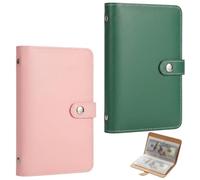 Money Saving Wallet, Budget Binder with Savings Challenge Book, 2 Cash Saving Binders for Financial Planning and Expense Tracking, Portable Money Wallets for Saving Goals