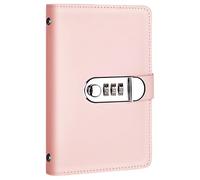 Money Saving Wallet, Money Saving Book with Lock, 100 Envelopes Savings Challenge Book, Cash Organizer with 50 Transparent Pages for Bills & Coin, Secure PU Leather Budget Binder Style 1