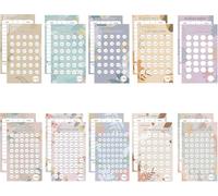 Money Savings Challenges Trackers Card 30 Pcs Budget Binder Savings Challenge Tracker 5.9 * 8.7 Inch Organizer Book Budget Planner Cards for Money Organizer Book Budgets Savings Challenges